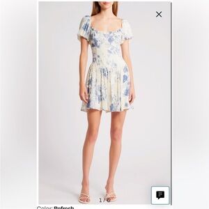 Reformation DAVONNE REFRESH MINI DRESS Size 8